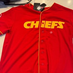 NFL Red and Yellow Chiefs Jersey